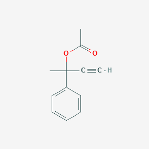 molecular formula C12H12O2 B096612 3-Phenyl-3-acetoxy-1-butyne CAS No. 15963-07-2