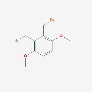 molecular formula C10H12Br2O2 B096613 2,3-Bis(bromomethyl)-1,4-dimethoxybenzene CAS No. 19164-83-1
