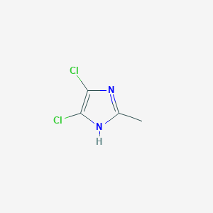 molecular formula C4H4Cl2N2 B096617 4,5-Dichloro-2-methylimidazole CAS No. 15965-33-0
