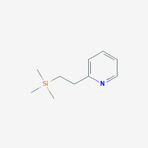 molecular formula C10H17NSi B096625 2-[2-(Trimethylsilyl)ethyl]pyridine CAS No. 17890-16-3