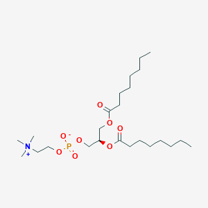 molecular formula C24H48NO8P B096630 1,2-Dioctanoyl-sn-glycero-3-phosphocholine CAS No. 19191-91-4