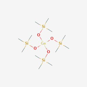 molecular formula C12H36GeO4Si4 B096636 Tetrakis(trimethylsiloxy)germane CAS No. 18766-53-5