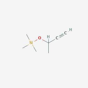 molecular formula C7H14OSi B096640 3-(Trimethylsilyloxy)-1-butyne CAS No. 17869-76-0