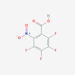 molecular formula C7HF4NO4 B096643 2,3,4,5-Tetrafluoro-6-nitrobenzoic acid CAS No. 16583-08-7