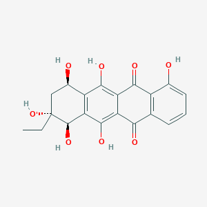 molecular formula C20H18O8 B096647 alpha-Rhodomycinone CAS No. 17514-43-1