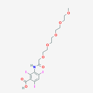 molecular formula C18H24I3NO8 B096648 Iotrizoic acid CAS No. 16024-67-2