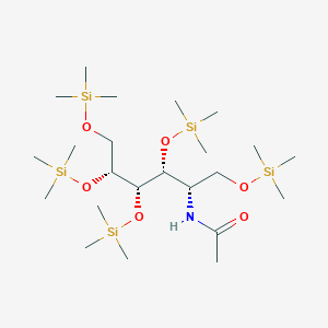 2-(Acetylamino)-1-O,3-O,4-O,5-O,6-O-pentakis(trimethylsilyl)-2-deoxy-D-glucitol