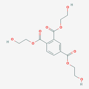 molecular formula C15H18O9 B096661 Tris(2-hydroxyethyl) benzene-1,2,4-tricarboxylate CAS No. 17773-18-1