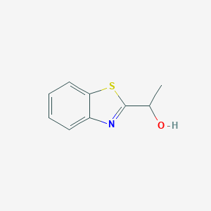 molecular formula C9H9NOS B096669 1-(1,3-Benzothiazol-2-yl)ethanol CAS No. 17147-80-7