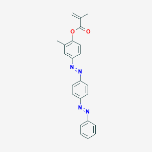 molecular formula C23H20N4O2 B009667 Disperse Yellow 7 methacrylate CAS No. 480425-25-0