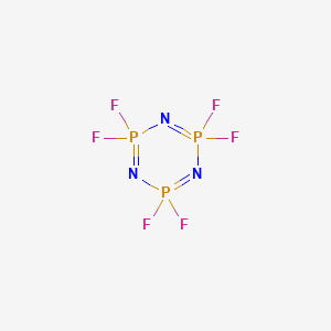 molecular formula F6N3P3 B096674 六氟环三磷氮 CAS No. 15599-91-4