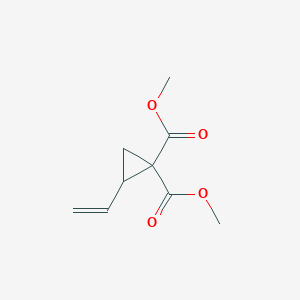 molecular formula C9H12O4 B096676 2-Vinylcyclopropane-1,1-dicarboxylic acid dimethyl ester CAS No. 17447-60-8