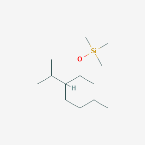 molecular formula C13H28OSi B096682 Menthol, TMS derivative CAS No. 18419-38-0