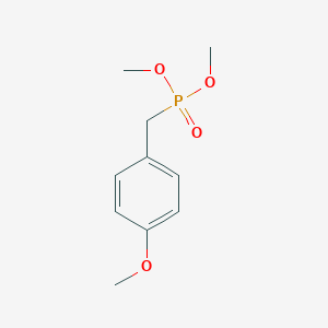 molecular formula C10H15O4P B096687 [(4-甲氧基苯基)甲基]二甲基膦酸酯 CAS No. 17105-65-6