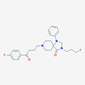 molecular formula C26H31F2N3O2 B009670 N-(3-Fluoropropyl)spiroperidol CAS No. 106114-44-7
