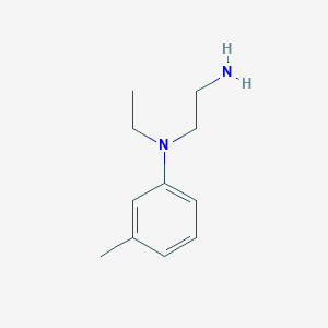 molecular formula C11H18N2 B096702 N-(2-Aminoethyl)-N-ethyl-m-toluidine CAS No. 19248-13-6