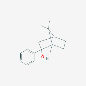 molecular formula C16H22O B096706 2-Bornanol, 2-phenyl- CAS No. 16821-80-0