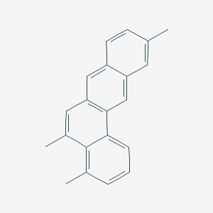 molecular formula C21H18 B096716 Benz(a)anthracene, 4,5,10-trimethyl- CAS No. 18429-71-5