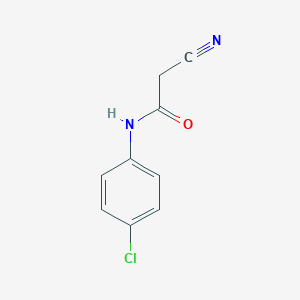 molecular formula C9H7ClN2O B096720 N-(4-Chlorophenyl)-2-cyanoacetamide CAS No. 17722-17-7