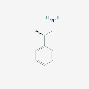 molecular formula C9H13N B096721 (S)-(-)-beta-Methylphenethylamine CAS No. 17596-79-1