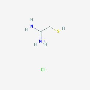 molecular formula C2H7ClN2S B096728 2-Mercaptoacetamidine CAS No. 19412-52-3