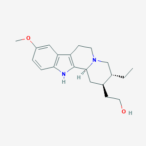 molecular formula C20H28N2O2 B096731 10-Methoxycorynan-17-ol CAS No. 15266-55-4