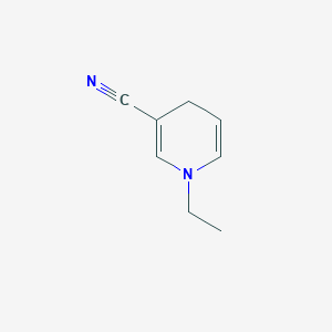 molecular formula C8H10N2 B096735 Nicotinonitrile, 1-ethyl-1,4-dihydro- CAS No. 19424-16-9