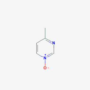 molecular formula C5H6N2O B096737 4-Methylpyrimidine 1-oxide CAS No. 17758-54-2