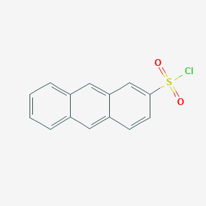 molecular formula C14H9ClO2S B096752 2-Anthracenesulfonyl chloride CAS No. 17407-98-6