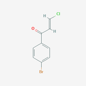 molecular formula C9H6BrClO B096756 trans-4'-Bromo-3-chloroacrylophenone CAS No. 17306-04-6