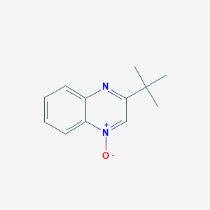 molecular formula C12H14N2O B096760 3-Tert-butyl-1-oxidoquinoxalin-1-ium CAS No. 16007-51-5
