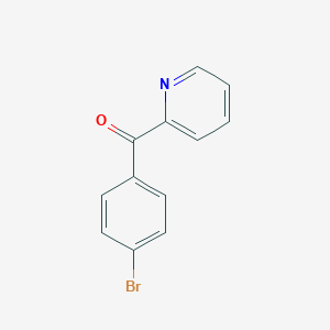 molecular formula C12H8BrNO B096769 (4-Bromophenyl)-2-pyridyl ketone CAS No. 18453-32-2
