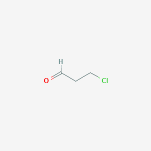 molecular formula C3H5ClO B096773 3-Chloropropanal CAS No. 19434-65-2