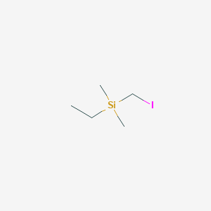 molecular formula C5H13ISi B096780 Ethyl(iodomethyl)dimethylsilane CAS No. 18157-41-0