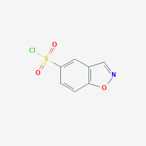 molecular formula C7H4ClNO3S B096786 Benzo[d]isoxazole-5-sulfonyl chloride CAS No. 16331-62-7
