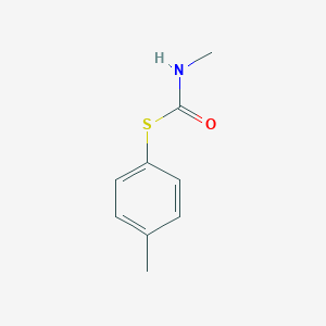 molecular formula C9H11NOS B096787 S-(4-methylphenyl) N-methylcarbamothioate CAS No. 16066-90-3