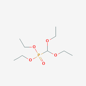 molecular formula C9H21O5P B096788 1-[Diethoxyphosphoryl(ethoxy)methoxy]ethane CAS No. 17997-33-0