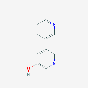 molecular formula C10H8N2O B096802 [3,3']Bipyridinyl-5-ol CAS No. 15862-23-4