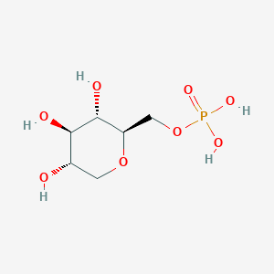 molecular formula C6H13O8P B096805 1,5-Anhydroglucitol-6-phosphate CAS No. 17659-59-5
