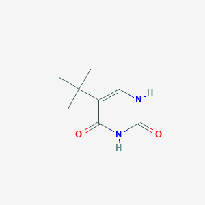 molecular formula C8H12N2O2 B096815 2,4(1H,3H)-Pyrimidinedione, 5-(1,1-dimethylethyl)- CAS No. 17432-97-2