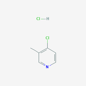molecular formula C6H7Cl2N B096821 4-氯-3-甲基吡啶盐酸盐 CAS No. 19524-08-4