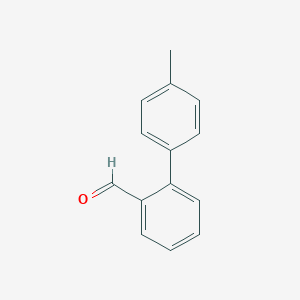 molecular formula C14H12O B096823 4'-Methyl-[1,1'-biphenyl]-2-carbaldehyde CAS No. 16191-28-9