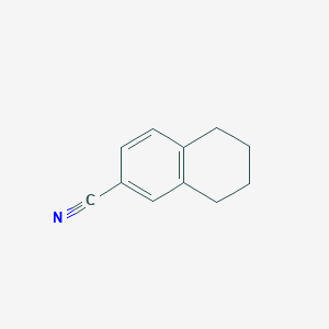 molecular formula C11H11N B096824 5,6,7,8-tetrahydronaphthalene-2-carbonitrile CAS No. 17104-67-5