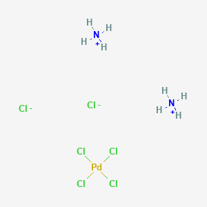 Diazanium;tetrachloropalladium;dichloride
