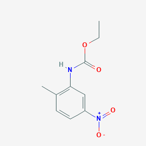 molecular formula C10H12N2O4 B096837 N-Ethoxycarbonyl-5-nitro-o-toluidine CAS No. 16648-52-5