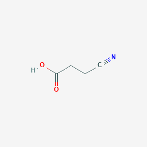 molecular formula C4H5NO2 B096844 3-Cyanopropanoic acid CAS No. 16051-87-9