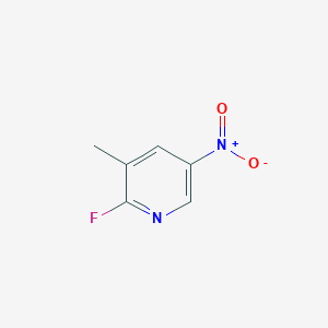 molecular formula C6H5FN2O2 B096850 2-Fluoro-3-methyl-5-nitropyridine CAS No. 19346-46-4