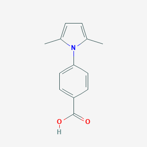 molecular formula C13H13NO2 B096854 4-(2,5-二甲基-1H-吡咯-1-基)苯甲酸 CAS No. 15898-26-7