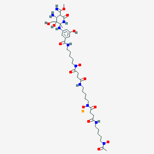 molecular formula C41H65FeN10O14 B096856 Ferrimycin A1 CAS No. 15319-50-3