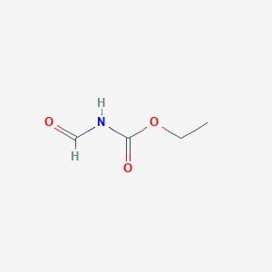 molecular formula C4H7NO3 B096857 Ethyl formylcarbamate CAS No. 18804-91-6